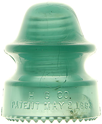 CD 164 H.G.CO., Jade Green Milk; Embossing variant!