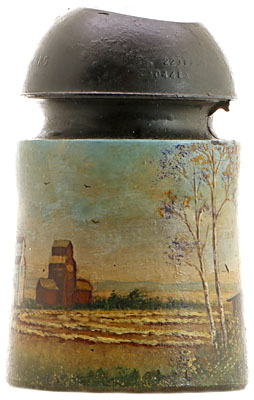 Go-with: Continental Rubber Works, Painted Chair Leg Insulator; We've never seen this before!